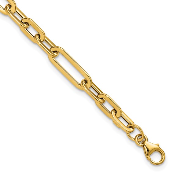 Leslie's  14K Polished Fancy Link Bracelet
