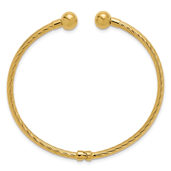 Leslie's Gold Cuff Bangles