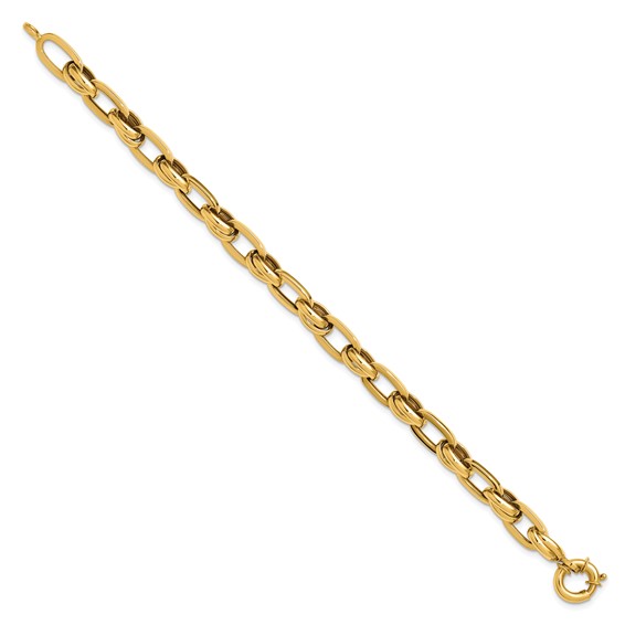 Leslie's 14K Polished Fancy Link Bracelet