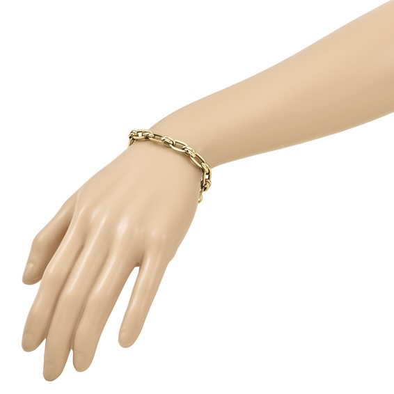 Leslie's 14K Polished Fancy Link Bracelet