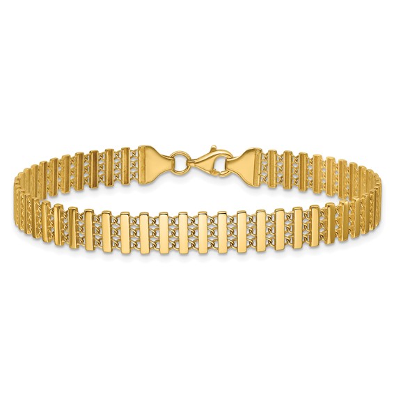 Leslie's 14K Polished Fancy Link Bracelet