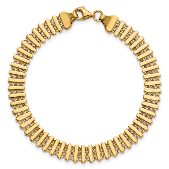 Leslie's 14K Polished Fancy Link Bracelet