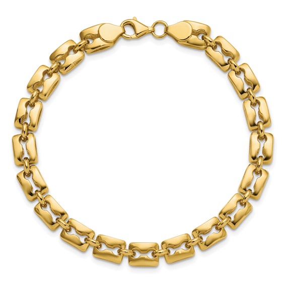 Leslie's 14K Polished Fancy Link Bracelet