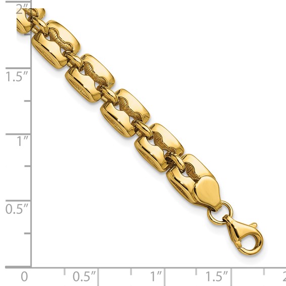 Leslie's 14K Polished Fancy Link Bracelet
