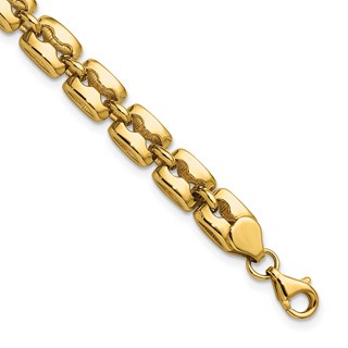 Leslie's 14K Polished Fancy Link Bracelet