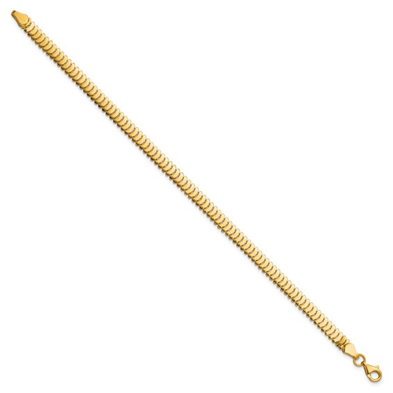 Leslie's 14K Polished Fancy Link Bracelet