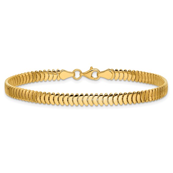 Leslie's 14K Polished Fancy Link Bracelet