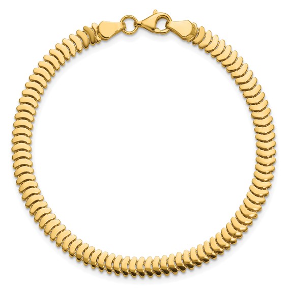 Leslie's 14K Polished Fancy Link Bracelet