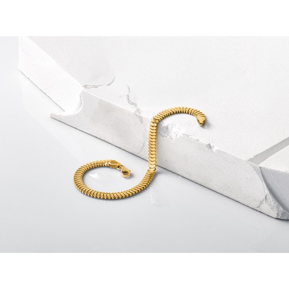 Leslie's 14K Polished Fancy Link Bracelet