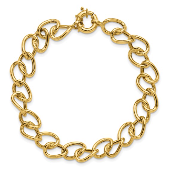 Leslie's 14K Polished Fancy Link Bracelet