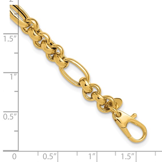 Leslie's 14K Polished Fancy Link Bracelet