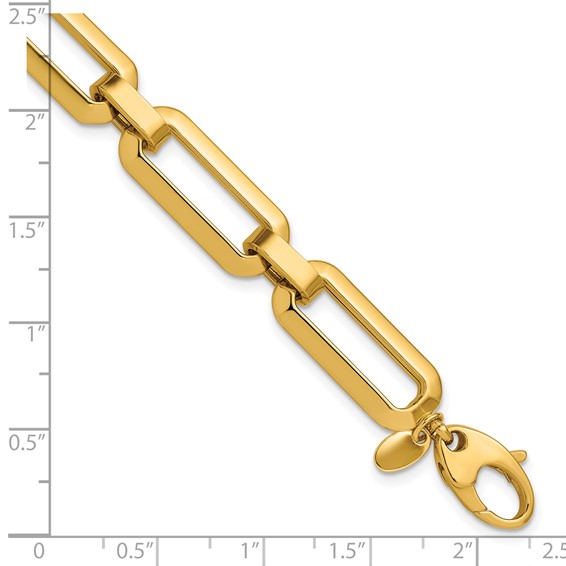 Leslie's 14K Polished Fancy Link Bracelet