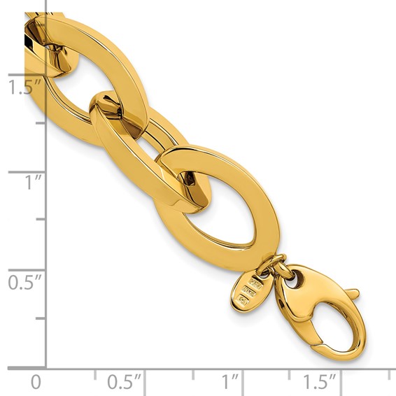 Leslie's 14K Polished Fancy Link Bracelet
