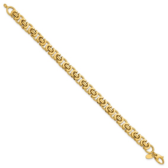 Leslie's 14K Polished Fancy Link Bracelet