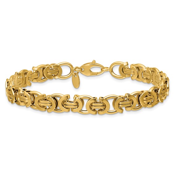 Leslie's 14K Polished Fancy Link Bracelet