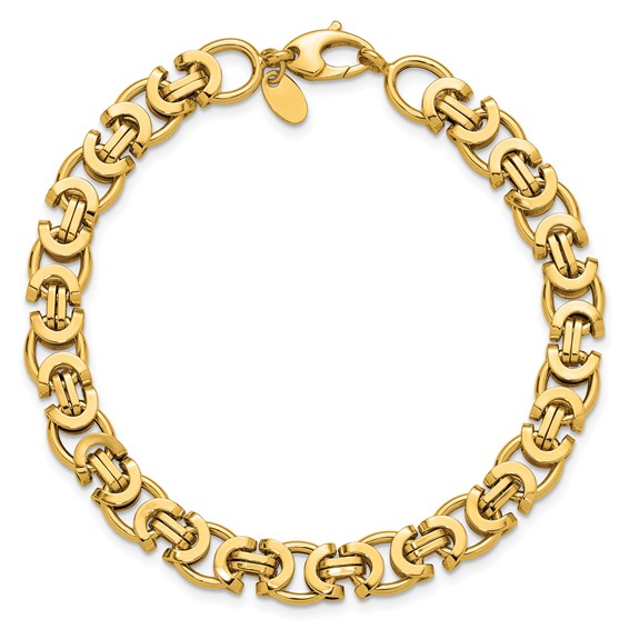 Leslie's 14K Polished Fancy Link Bracelet