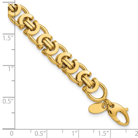 Leslie's 14K Polished Fancy Link Bracelet
