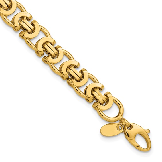 Leslie's 14K Polished Fancy Link Bracelet