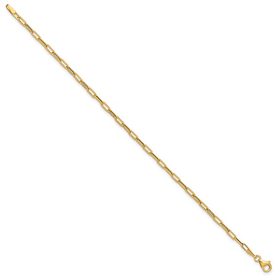 Leslie's 14K Polished Paperclip Bracelet