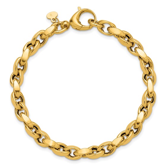 Leslie's 14K Polished Fancy Link Bracelet