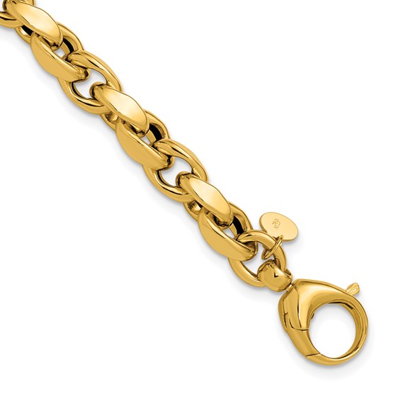 Leslie's 14K Polished Fancy Link Bracelet