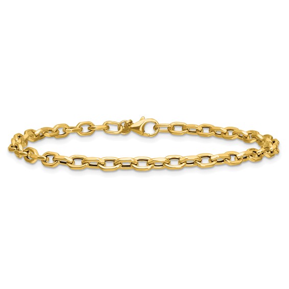 Leslie's 14K Polished Fancy Link Bracelet