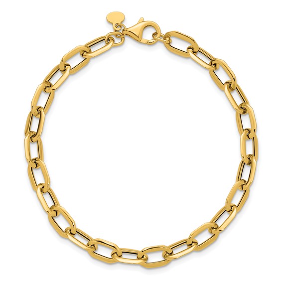 Leslie's 14K Polished Fancy Link Bracelet