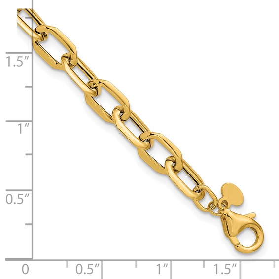 Leslie's 14K Polished Fancy Link Bracelet