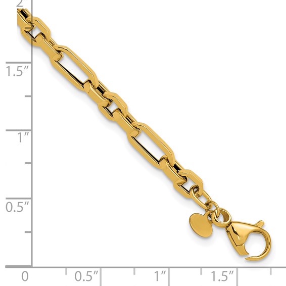 Leslie's 14K Polished Fancy Link Bracelet
