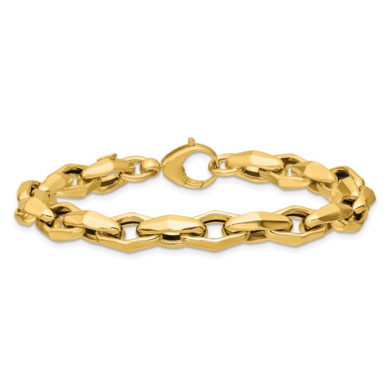 Leslie's 14K Polished Fancy Link Bracelet