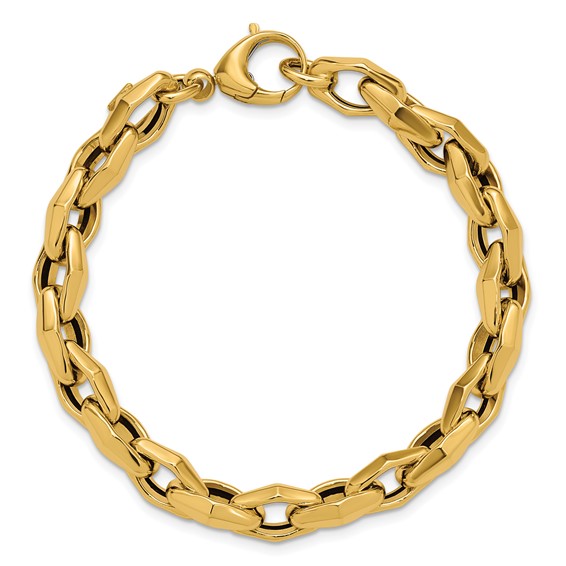 Leslie's 14K Polished Fancy Link Bracelet