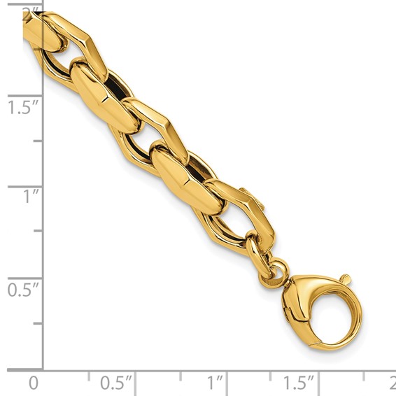 Leslie's 14K Polished Fancy Link Bracelet