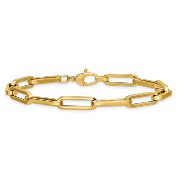 Leslie's 14K Polished Paperclip Link Bracelet