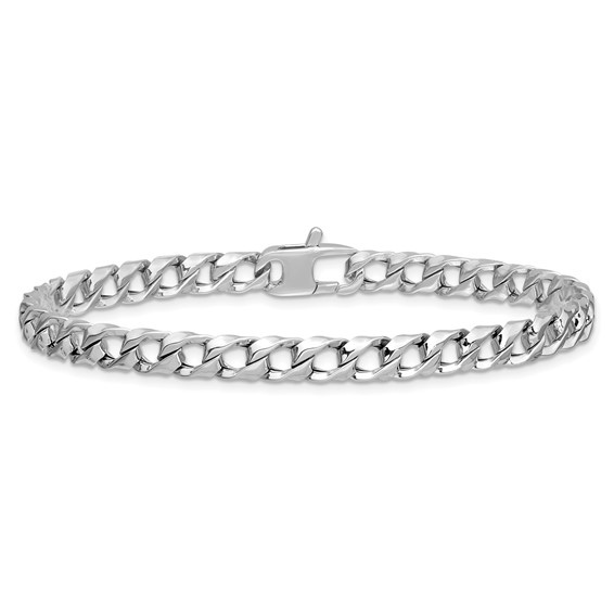 Leslie's 14K White Gold Polished Fancy Link Bracelet