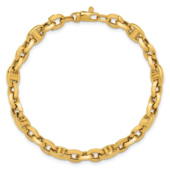Leslie's 14K Polished Fancy Link Bracelet