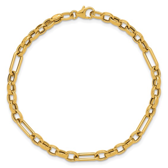 Leslie's 14K Polished Fancy Link Bracelet