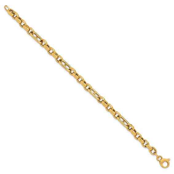 Leslie's 14K Polished Fancy Link Bracelet