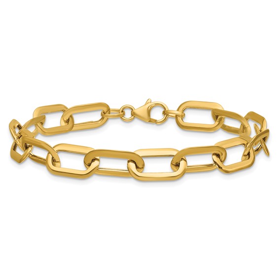Leslie's 14K Polished Fancy Link Bracelet
