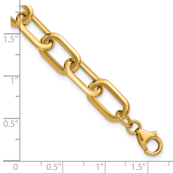 Leslie's 14K Polished Fancy Link Bracelet
