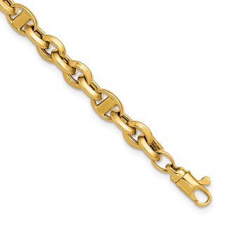 Leslie's 14K Polished Fancy Link Bracelet