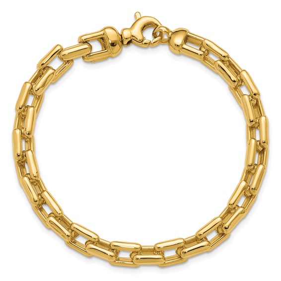 Leslie's 14K Polished Fancy Link Bracelet