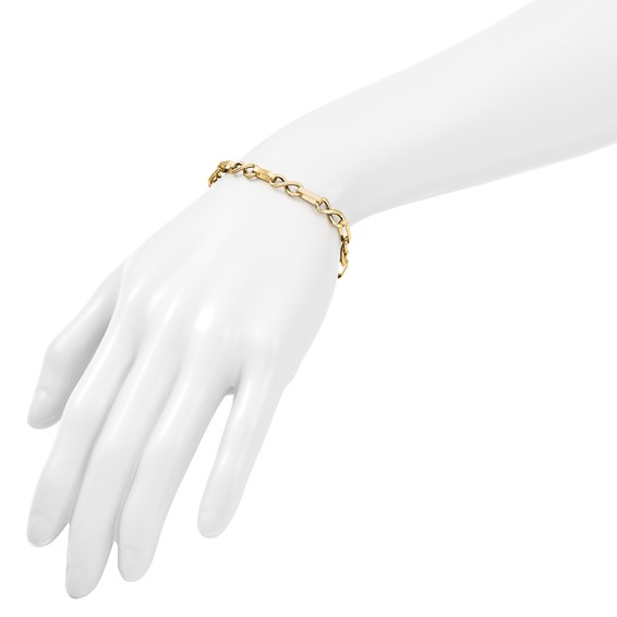 Leslie's 14K Polished Infinity Link Bracelet