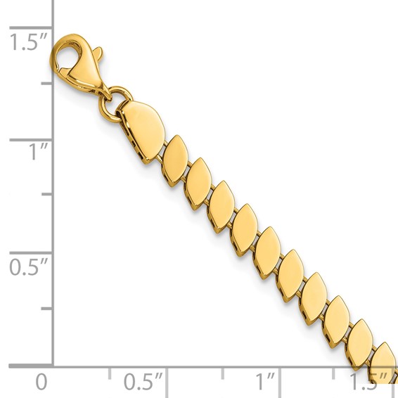 Leslie's 14K Polished Fancy Bracelet