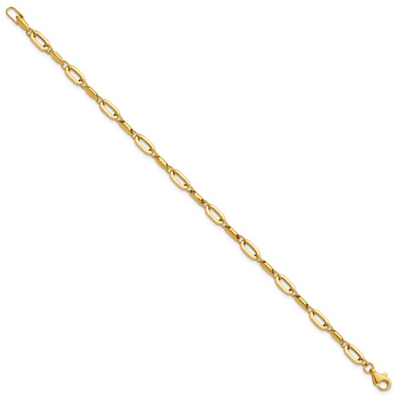 Leslie's 14K Polished Fancy Link Bracelet