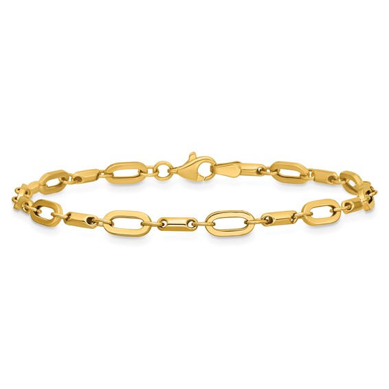 Leslie's 14K Polished Fancy Link Bracelet