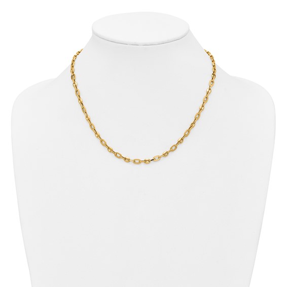 Leslie's 14K Polished Fancy Link Necklace