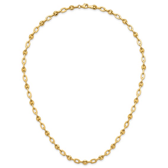 Leslie's 14K Polished Fancy Link Necklace