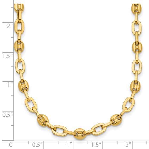 Leslie's 14K Polished Fancy Link Necklace