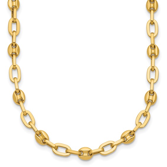 Leslie's 14K Polished Fancy Link Necklace