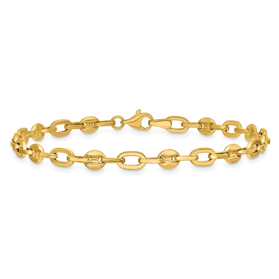 Leslie's 14K Polished Fancy Link Bracelet
